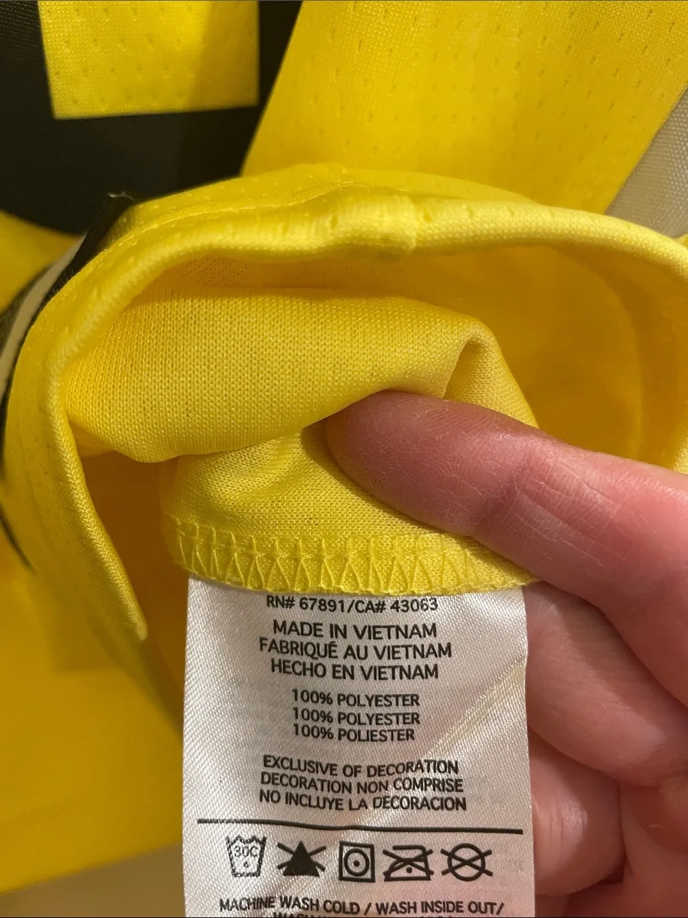 Nike bright yellow